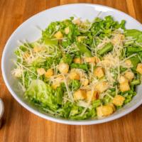 Caesar Salad · Lettuce, crouton, Parmesan cheese, Caesar dressing. Add chicken for an additional charge.