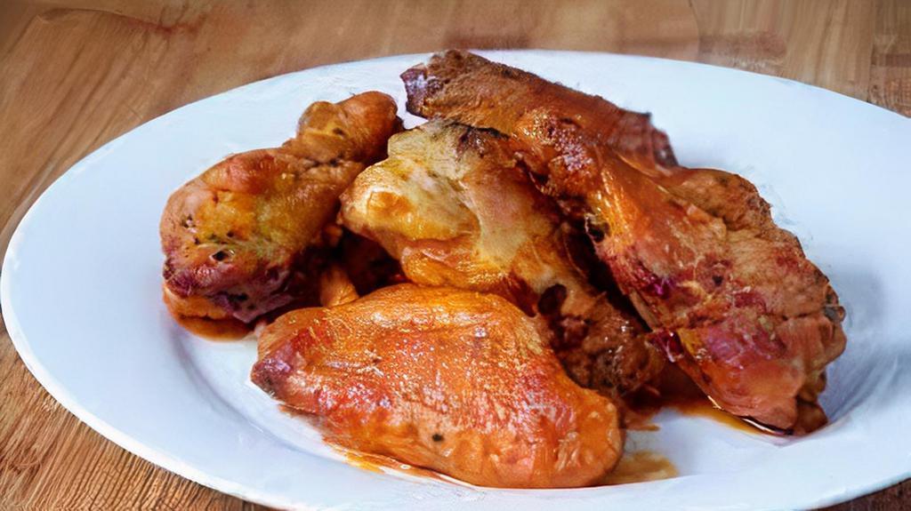 5 Buffalo Wings  · chicken Wings marinated with  original buffalo sauce and side of ranch.