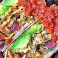 Stack Your Own Burrito · Build your own STACKED burrito! (Gluten-Free tortilla available)