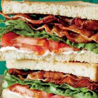 Blt Sandwich · Bacon, lettuce, tomato, Swiss cheese, mayo.