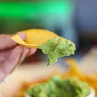 Chips & Guacamole · FRESH MADE CHIPS WITH GUACAMOLE