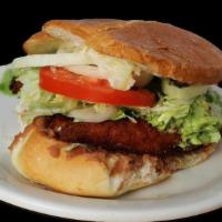 Torta. · Mexican sandwich with choice of protein, beans, guacamole, sour cream, lettuce, tomato, chee...