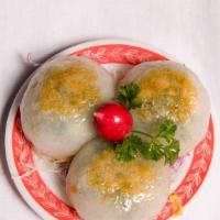 Crystal Chives Gor · Pan-fried Shrimp & Chives Dumpling