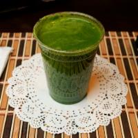 Green Energy · Kale, spinach, parsley, celery, cucumber, lemon.