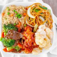 Combo C · Fried rice, chow mein.3 items