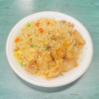 Combination Fried Rice · chicken, beef and shrimp