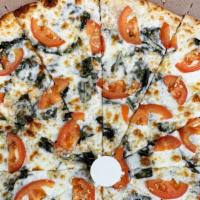 Margarita  Pizza · Fresh tomato, basil, olive oil, garlic, and mozzarella cheese