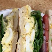 Egg Salad · Bagel Sandwich of your choice with Egg Salad.