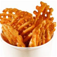 Waffle Fries · Seasoned waffle fries