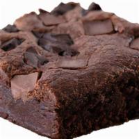 Double Chocolate Brownie · Dark fudge brownie with chocolate chunks