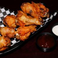 Wings Bundle · 16 boneless wings and 6 crispy tenders with up to 4 flavors, large fries, and 3 dips. Feeds ...