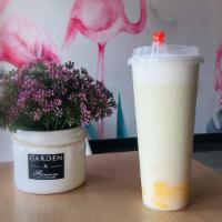 Jasmine Green Tea Latte · Lactose Free milk, inclued sea salt milk foam