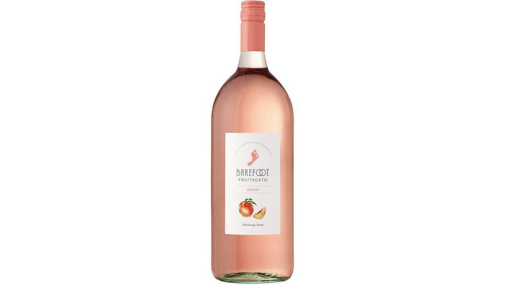 Barefoot Fruitscato Peach (1.5 L) · Barefoot Peach FRUITSCATO is a blend of our deliciously sweet Moscato with natural flavors of juicy, ripe peach.