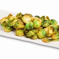App- Brussels Sprouts · Lightly fried Brussels sprouts tossed with sweet soy sauce