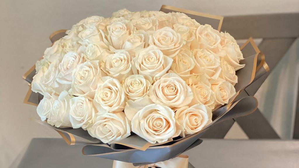 Bouquet With Up To 60 Roses · 