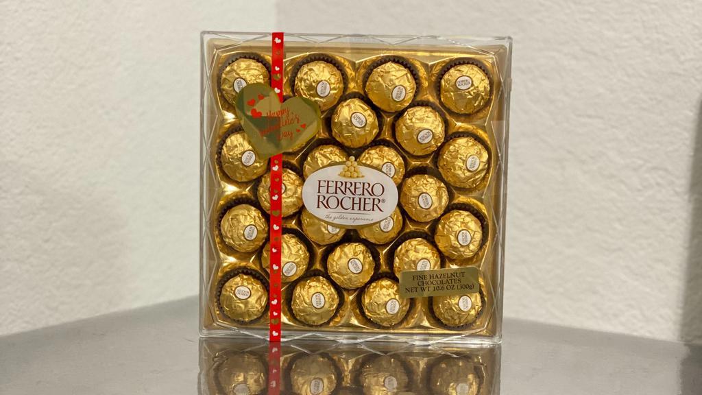 Ferrero Rocher · Fine hazelnut chocolates
24 pieces