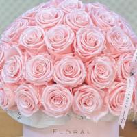 50 Light Pink Eternal Roses · 