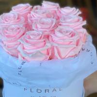 Eternal Roses Pink · Long-Lasting Preserved Roses in Signature Box that last 1-3 years. 
Around 12 roses in a box