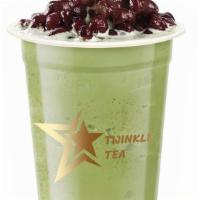 Red Bean Matcha Smoothie · Top Quality Matcha Blended with Red Bean and Grade A Whole Milk (milk alternatives available)