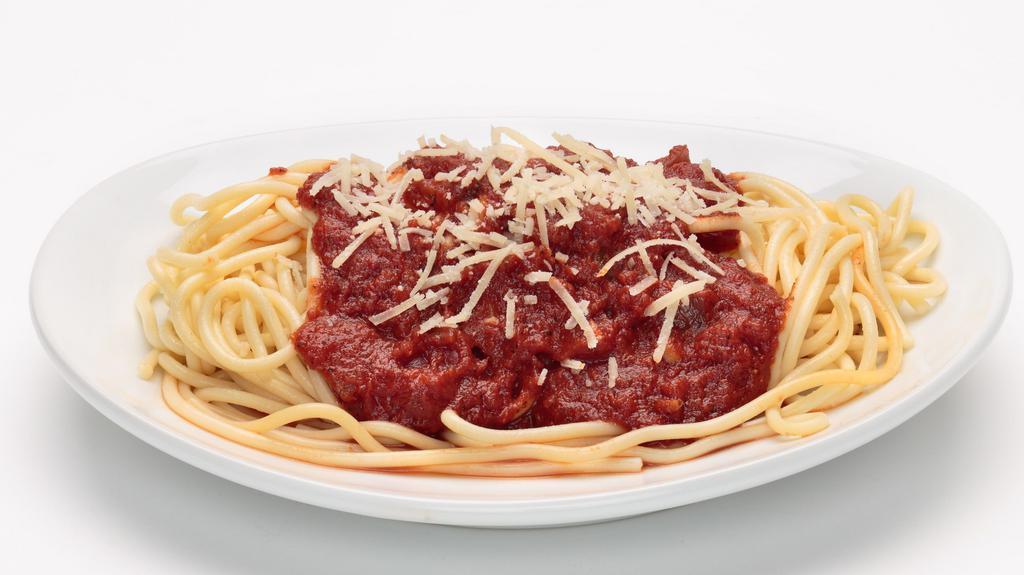 Kid'S Bambino Pasta · Spaghetti with homemade marinara  or butter sauce.