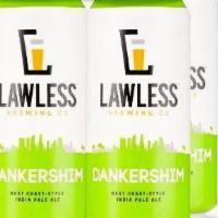 Lawless Brewing Dankershim West Coast Ipa 4 Pack · A classic India Pale Ale with modern twist. A firm bitterness transitions to hop-derived fla...