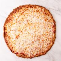 Thrive Cheese Pizza (Gluten-Free) · Reduced fat mozzarella cheese and made-from-scratch tomato sauce on our signature, low calor...
