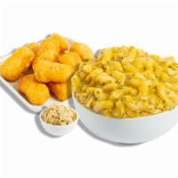 The Guru · Our delicious Pesto mac served with our house made, crispy, stuffed macaroni bites