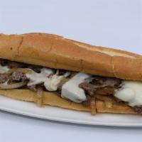 Chicken Bacon Ranch Cheesesteak · Grilled chicken, grilled onion, applewood smoked bacon, house made ranch and melted provolon...