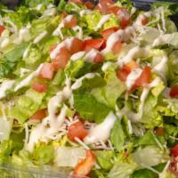 Caesar Salad · Caesar salad with romaine lettuce, parmesan cheese, and Caesar dressing