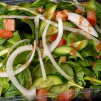 House Salad · House salad with lettuce, seasonal vegetables, and house dressing