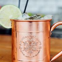 Moscow Mule Single · Vodka, housemade ginger syrup & freshly squeezed lime juice.