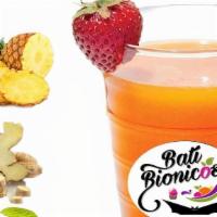 Vitamin C Juice · Pineapple, ginger, guava, orange, lime and honey