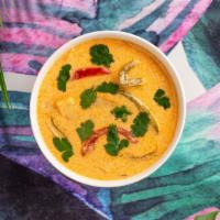 The Redder The Better Vegan Red Curry · The one time being in the red means you're winning.  Red curry in coconut milk with tofu, ba...