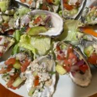 1Dz. Oysters W/Ceviche · 