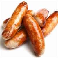 Polish Sausage & Eggs · Juicy grilled polish sausages with fresh eggs your way and your choice of sides.