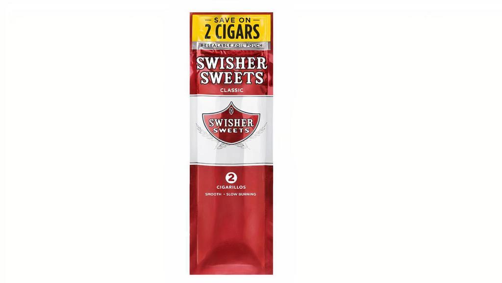 Swisher Sweets Classic · The originals, the tried and true, the Classics. Since 1958, Swisher Sweets cigarillos have been delivering a satisfying smoke that will never go out of style. While the lineup has changed over the years, one thing remains the same; their commitment to sourcing the best tobacco to develop cigarillos adult consumers love. Enjoy the aroma and taste legends are made of.
