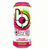 Bang Wyldin Watermelon · The powerful BANG formula Features: 300 mg of caffeine. Essential amino acids. Electrolytes....