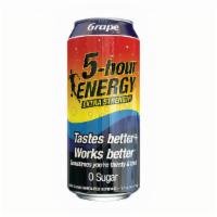 5-Hour Energy Grape 16Oz · Some days you just need a little something extra to get going. So why not get the extra boos...