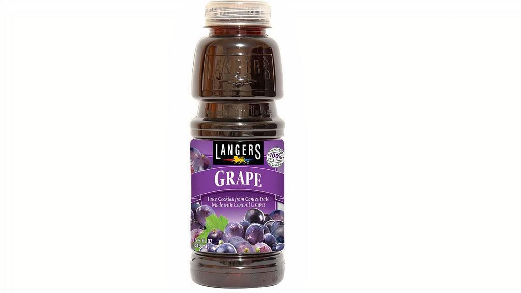 Langers Grape 15.2Fl Oz · 100% Vitamin C daily value per serving
No high fructose corn syrup
No Colors added
Gluten Free