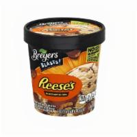 Breyers Reese'S 1 Pint · Peanut butter and chocolate with Reese's Peanut Butter Cup Pieces and Reese's Pieces Mini Ca...