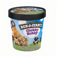 Ben & Jerry'S Chubby Hubby 1 Pint · Vanilla ice cream with peanutty fudge-covered pretzels with fudge & velvety peanut buttery s...