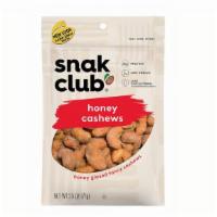 Snak Club Honey Cashews 2.5Oz · Honey Cashews: These crunchy honey glazed cashews are lightly sweetened for maximum flavor; ...