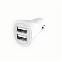 Usb Car Charger - 2 Ports · The white 2-Port USB Car Charger V2 - 3.4A from Nokoko keeps two iPhones/iPads or one of eac...