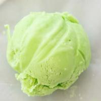 Buko Pandan · Coconut pandan ice cream. Pre-packed pint.