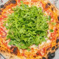 The Vegetarian  · Vegetarian. Homemade Marinara Sauce l Shredded Mozzarella|Mushrooms | Bell Peppers | Tamatoe...