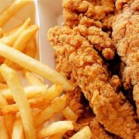 Chicken & Tenders · Enjoy 12 pieces Chicken Mix, 6 piece Cajun Tenders, 6 Biscuits & Family Fries, and 2 sauces.
