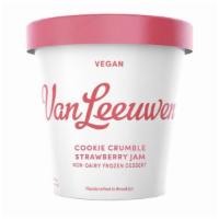 Van Leeuwen Vegan Cookie Crumble Strawberry Jam (14 Oz) · Nothing makes us happier than this Vegan Cookie Crumble Strawberry Jam Ice Cream. With cold-...
