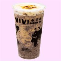 Oreo Creme Brulee Milk Tea · Large Only