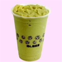 Japanese Matcha Fresh Milk · Lactose free.