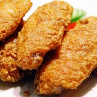 Fried Chicken Wings (5Pcs) · Garlic flavor chicken wings